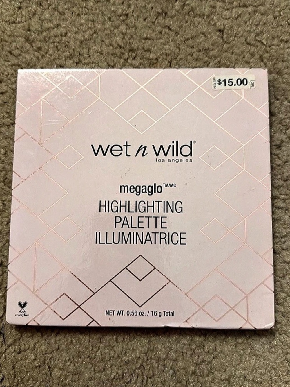 Wet n Wild Megaglo Highlighting Palette 4-Color Highlighter Palette NWT